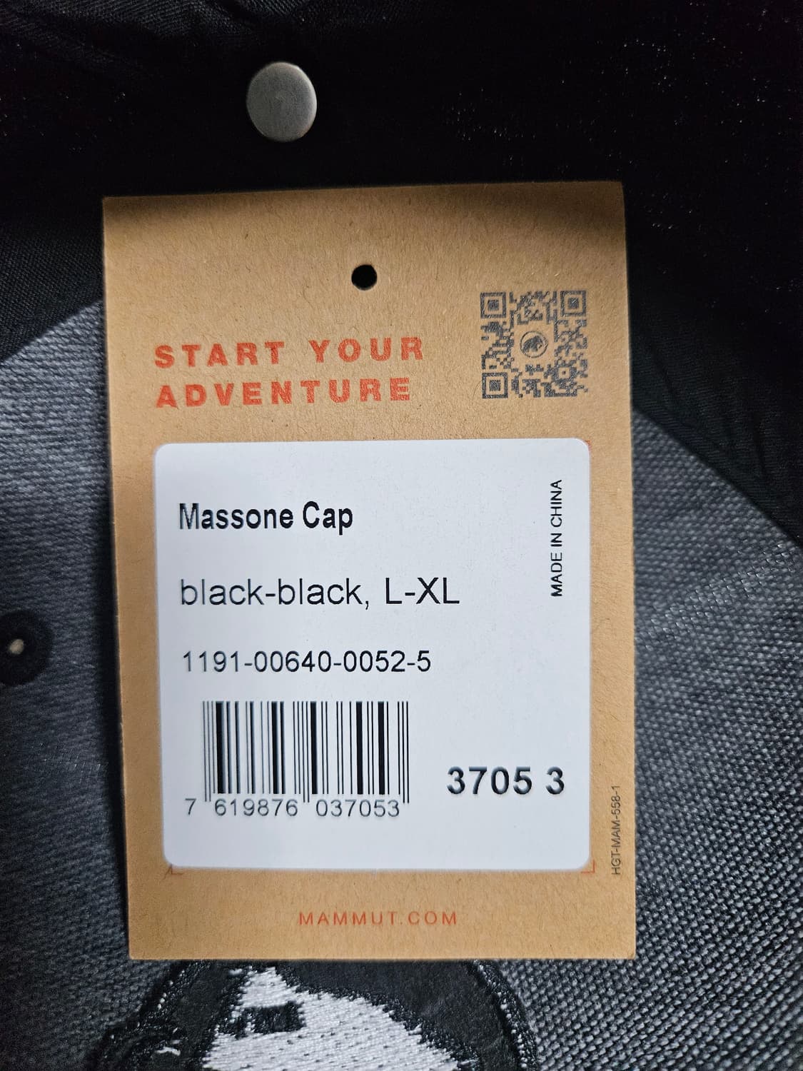 Mammut Massone Cap Black L-XL 상품이미지4