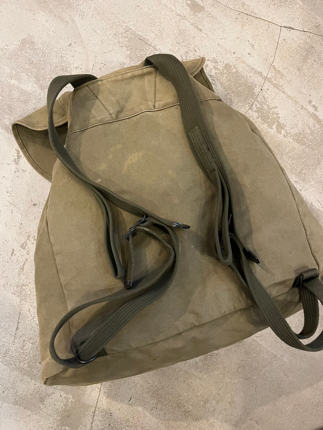 빈티지 폴로 데님앤서플라이 밀리터리 빅백 상품이미지5