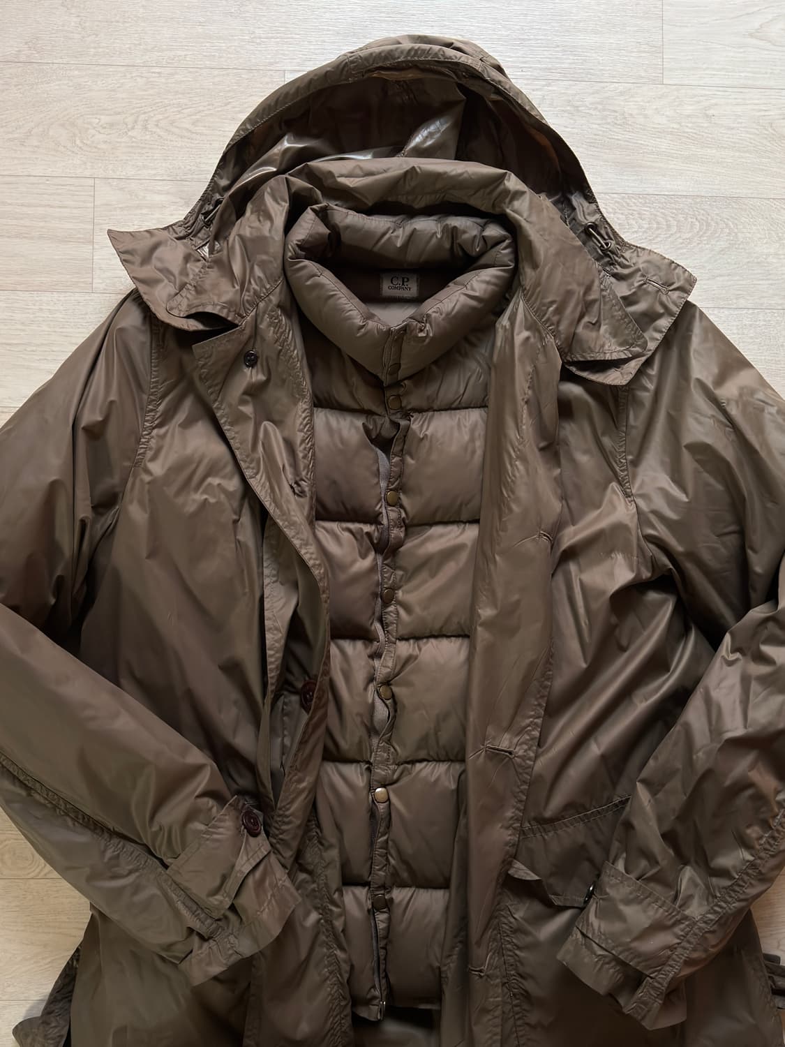 cp컴퍼니 퍼텍스 패딩코트 (Brown) 50 상품이미지2