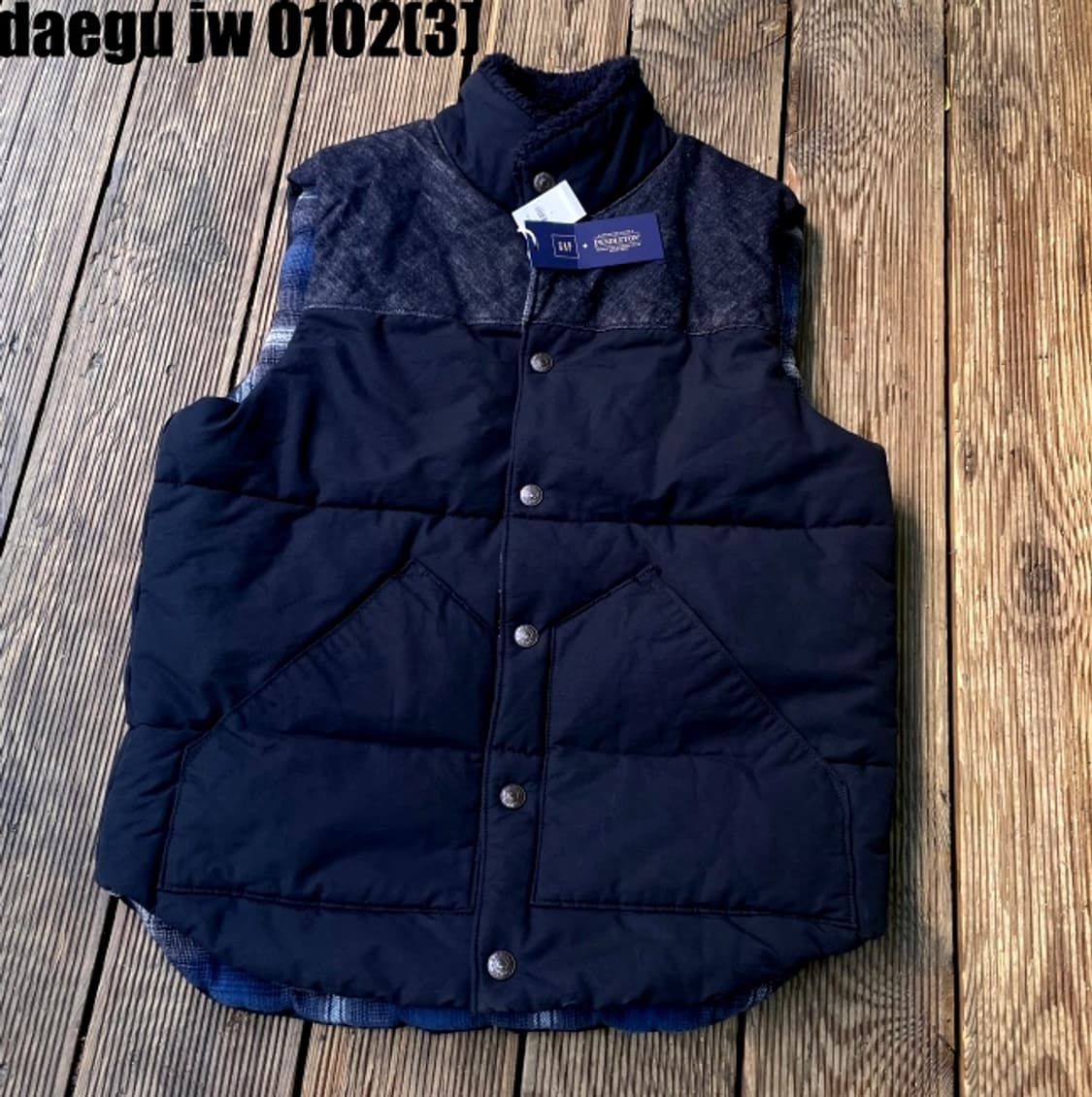 갭X팬들턴 패딩 베스트 S 상품이미지1