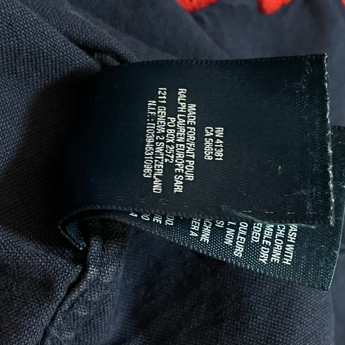 [정품] 폴로 네이비 / 레드빅포니 솔리드 셔츠 [ 실확 ] 상품이미지6