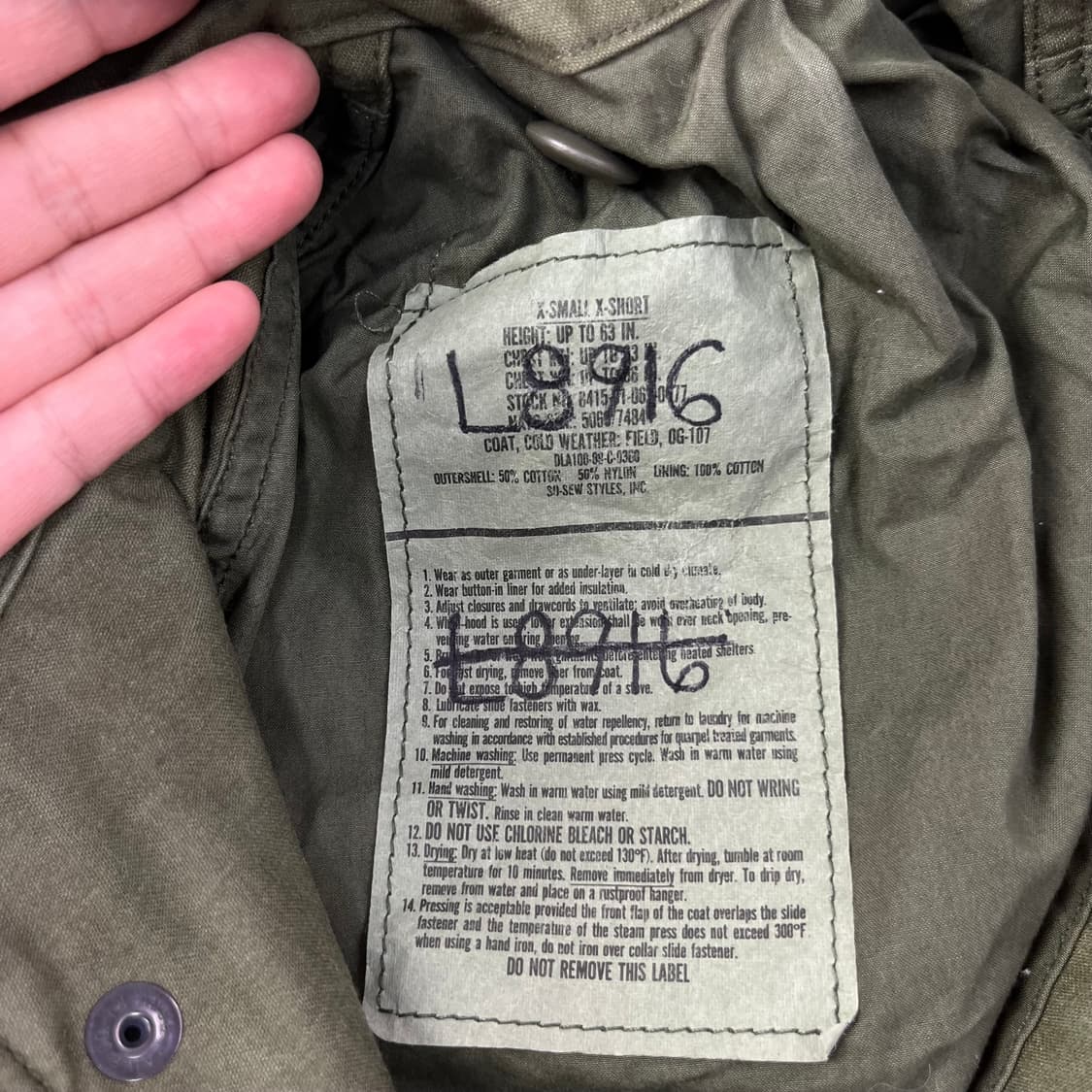 95 70s 미군 M65 필드 자켓 상품이미지4