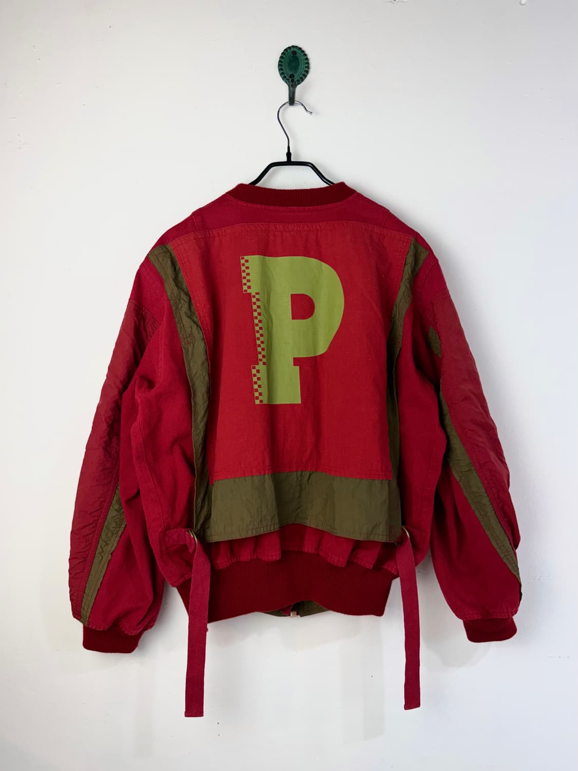 핑크하우스 나일론 믹스 봄버 상품이미지4