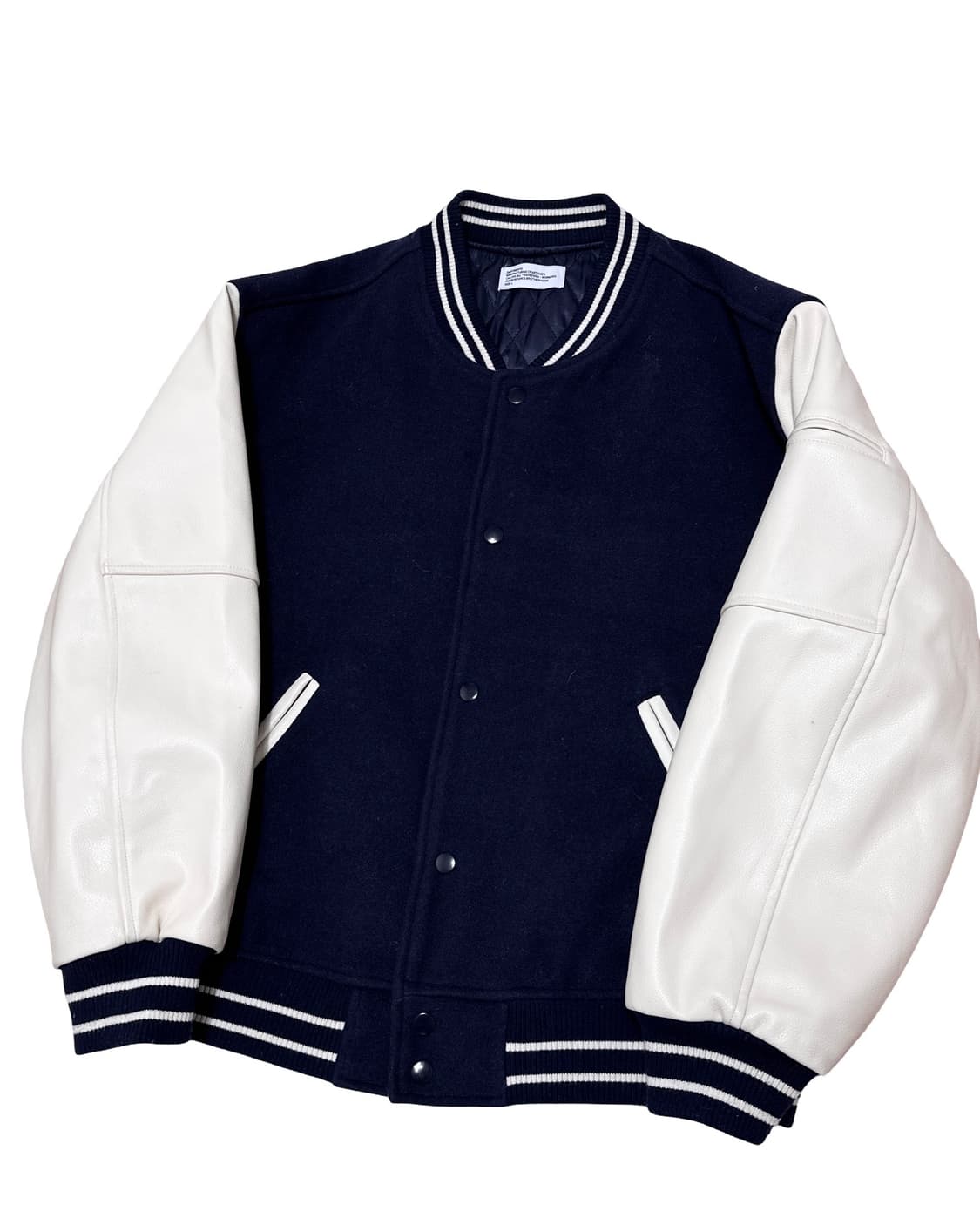 파르티멘토 레더 누빔 바시티 자켓 상품이미지3