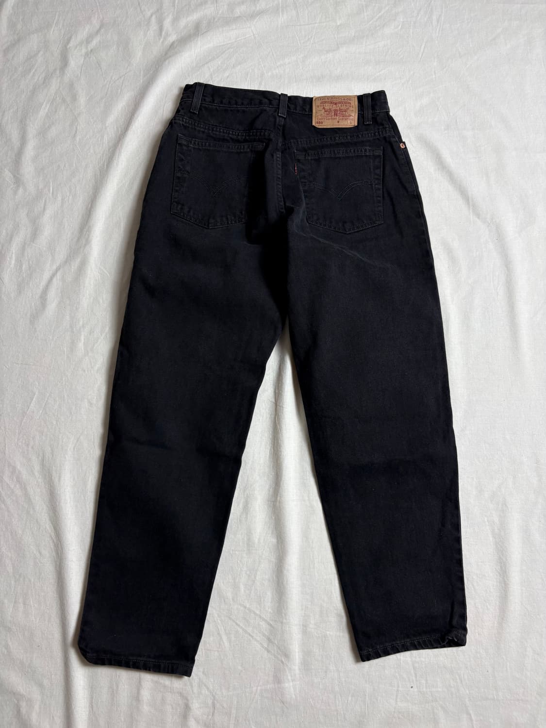 Levis 리바이스 블랙 데님팬츠 550 S 상품이미지2