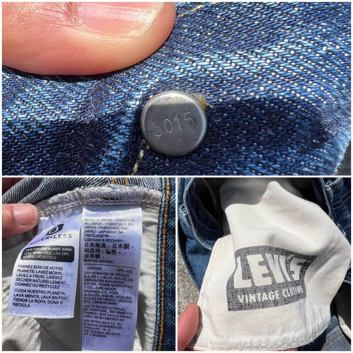 LVC 551Z XX 셀비지 데님 팬츠 상품이미지10