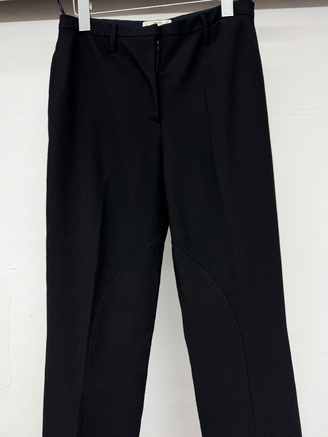 프라다 커브드 패널 트라우져 상품이미지4