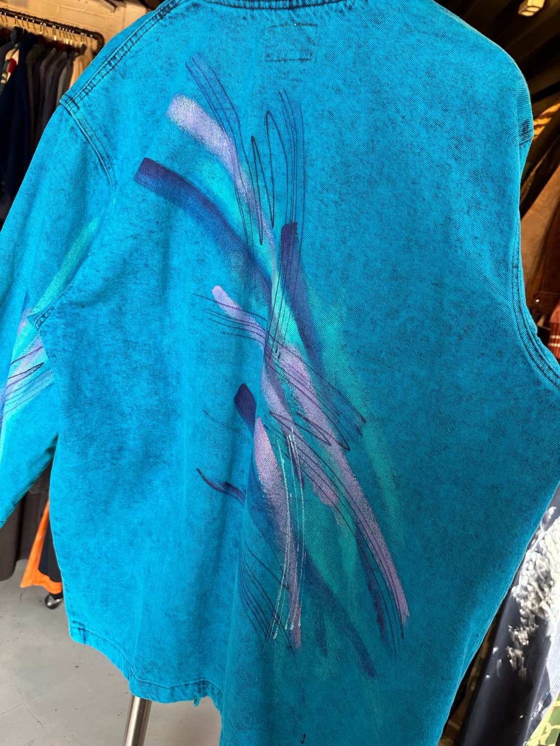 90s 에스닉 히피 코튼 가운 코트 made in usa 상품이미지7