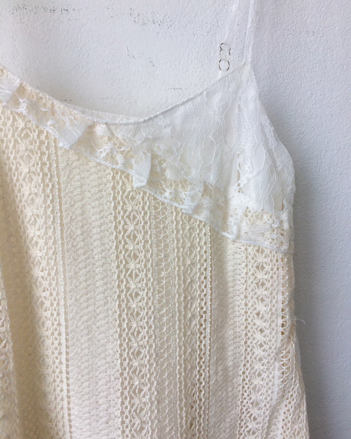 Lace trimming crochet sleeveless 상품이미지5