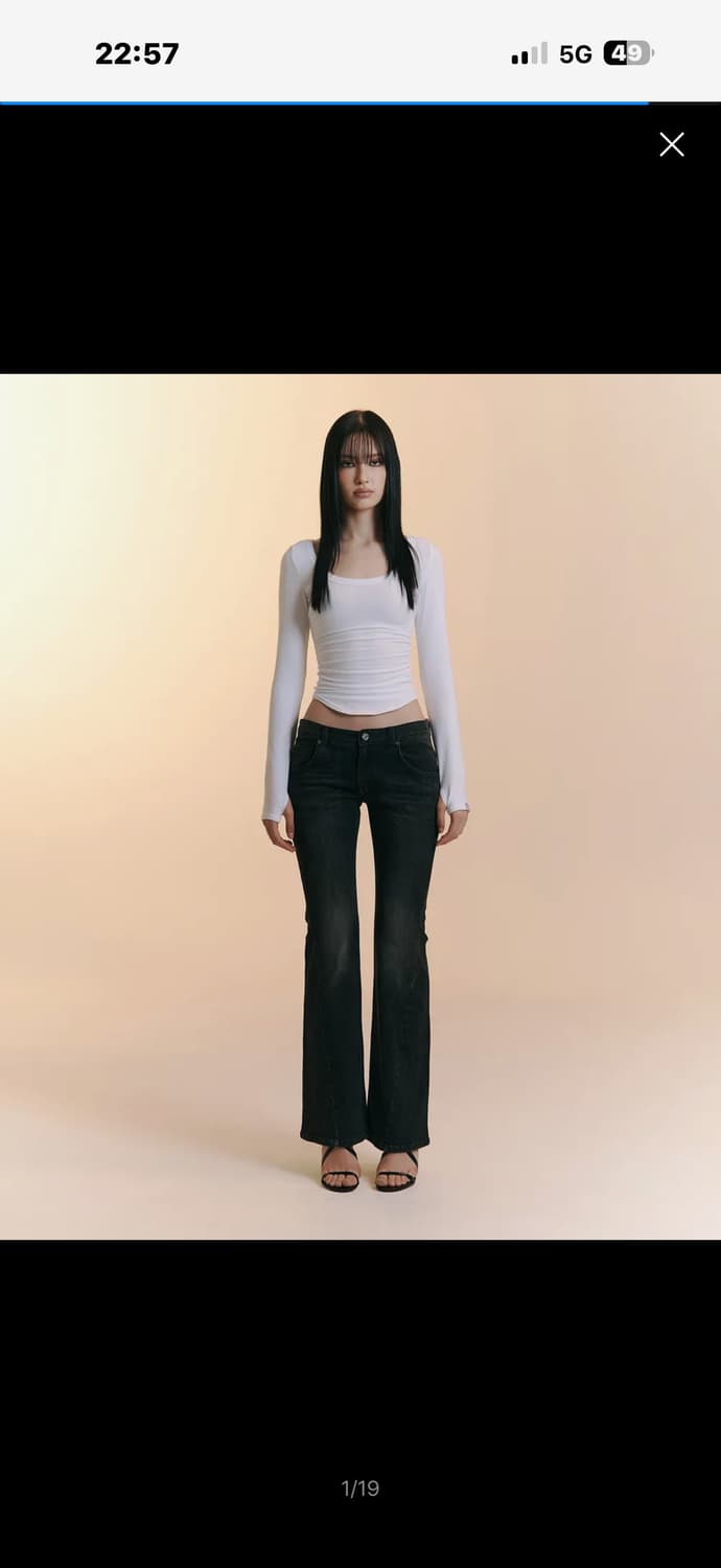 25Vintage Washing Boots-Cut Denim 상품이미지1