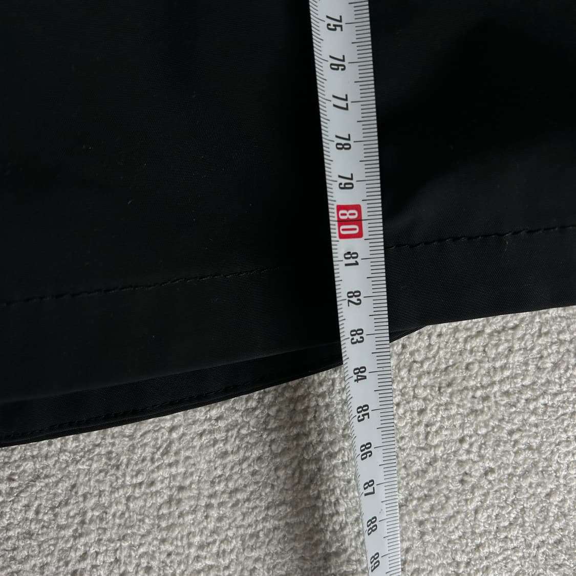 코치 블랙 후드 코트 L 상품이미지7