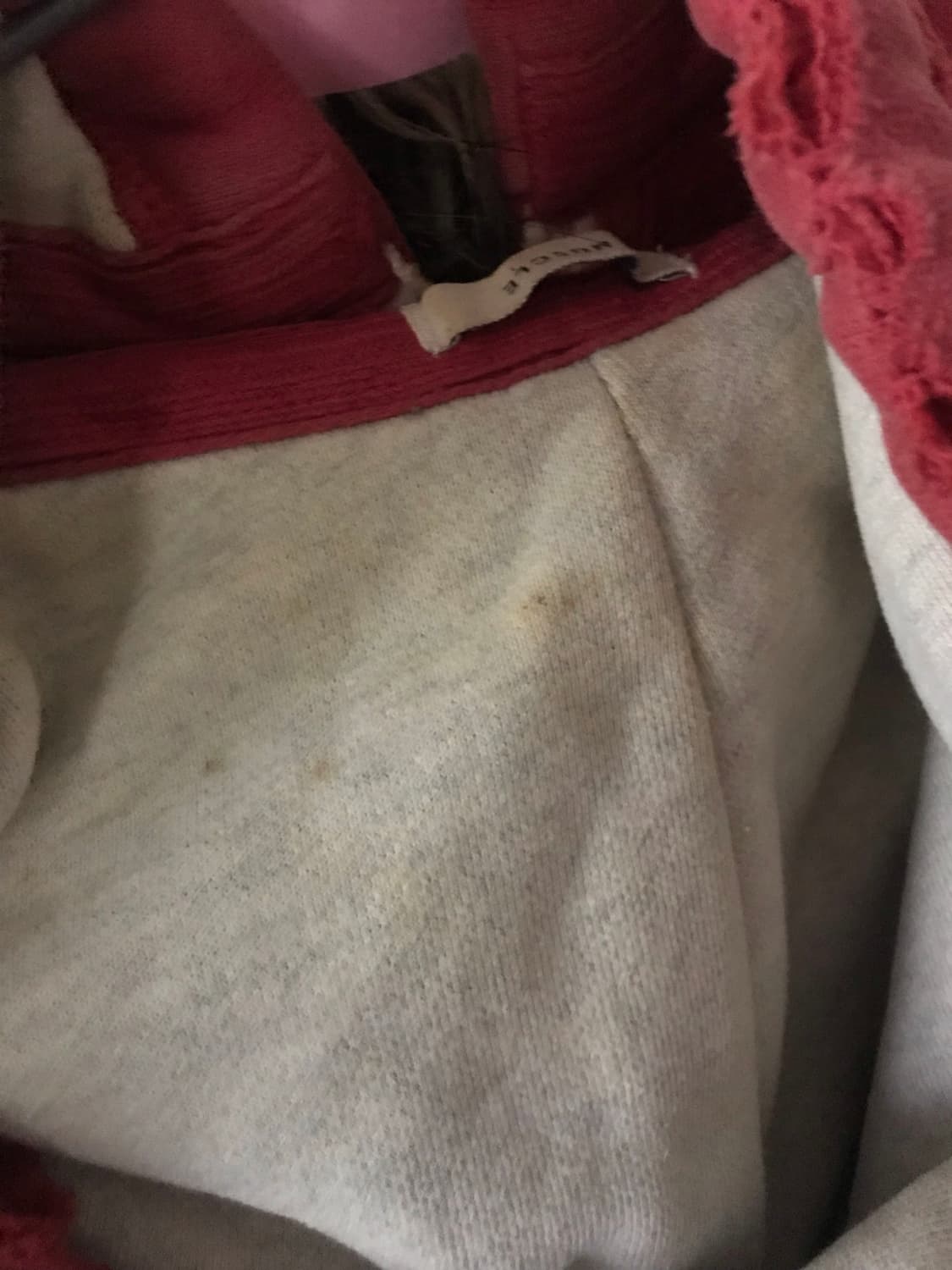 아베크롬비 레드 오버핏 후드집업 상품이미지9