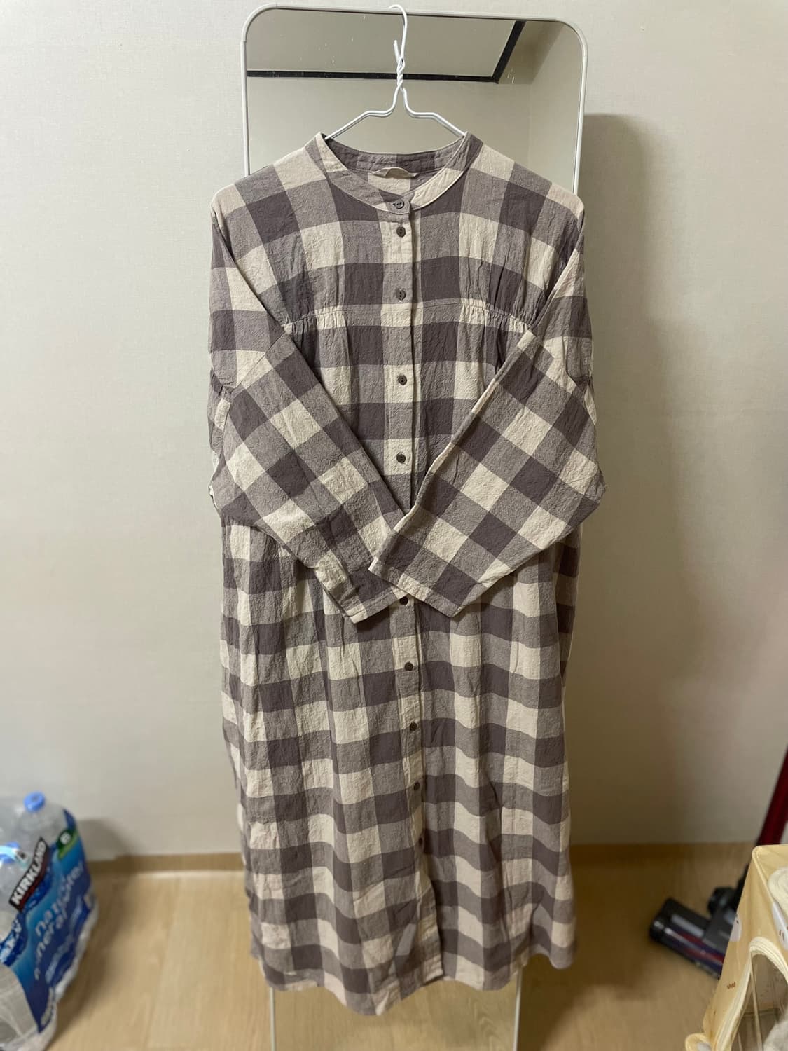코코모리 초코라떼 바선생 체크 원피스 모리 모리걸 상품이미지1