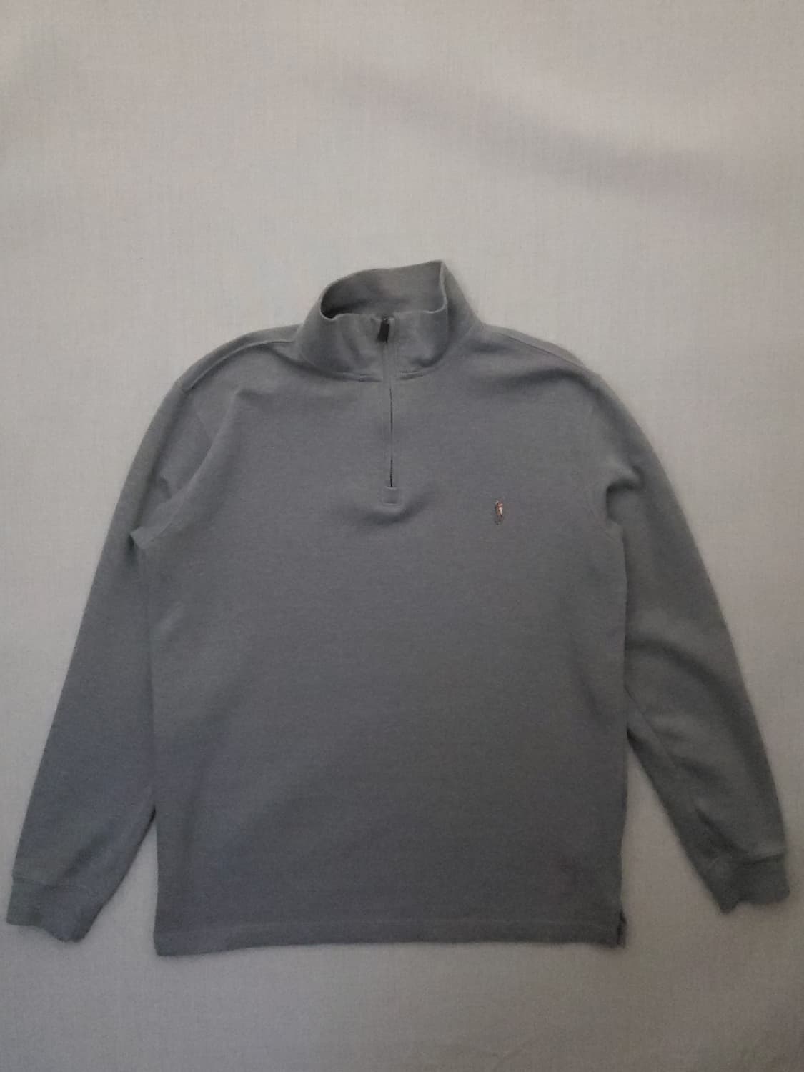 폴로 랄프로렌 하프집업 긴팔티 그레이 m 상품이미지1