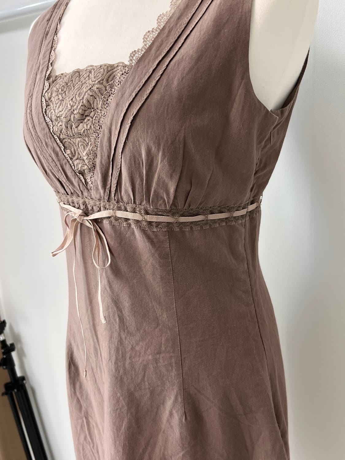 Emilyan 브라운핑크 원피스 상품이미지3