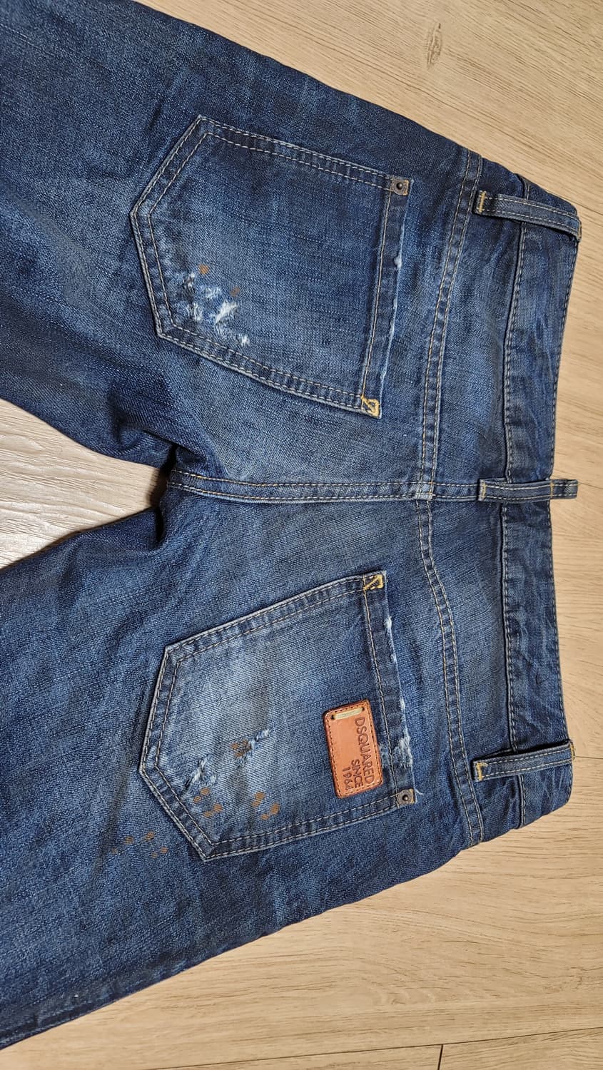 DSQUARED2 디스퀘어드 슬림 워싱 데님 여성 EU38 상품이미지3