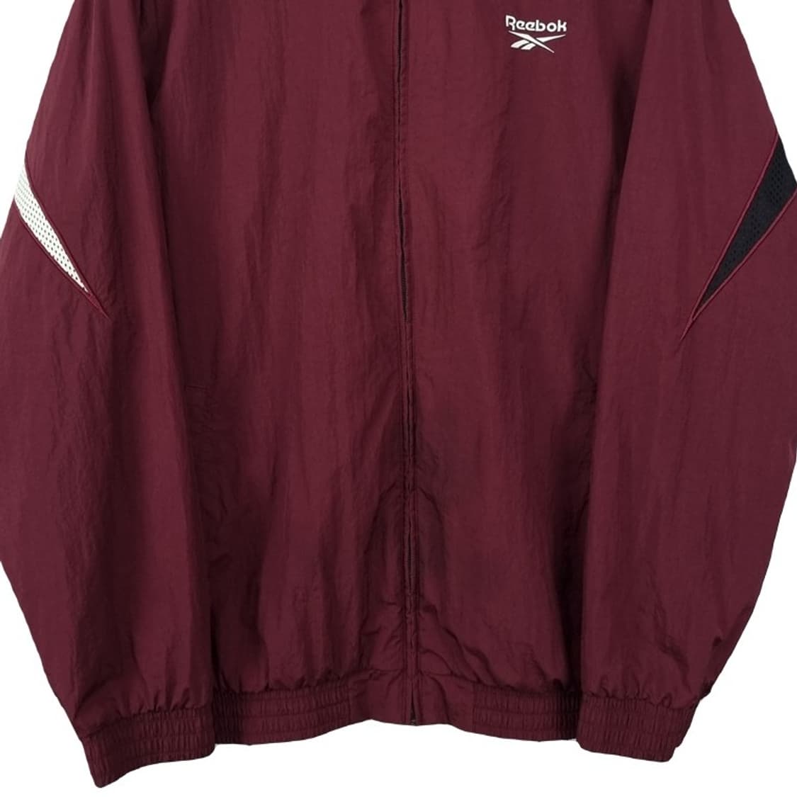 [리복] 빅로고 오버핏 바람막이 자켓 버건디 M20050 상품이미지5