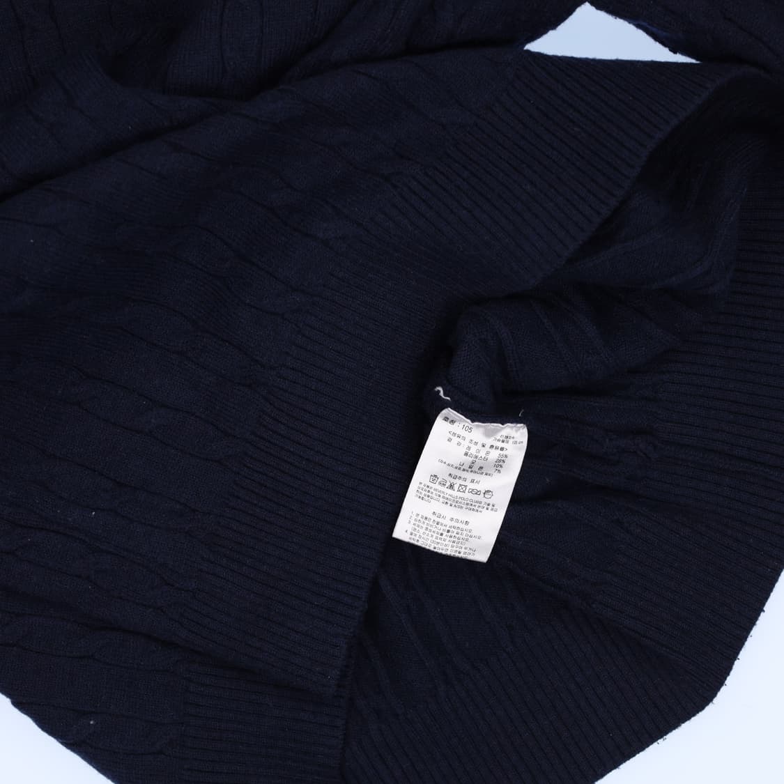 105 버버리힐즈 폴로클럽 케이블 니트 0121H1 상품이미지4