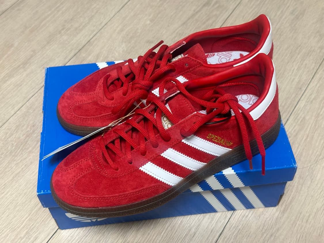 아디다스 스페지알 핸드볼 스칼렛 클라우드 화이트 245 상품이미지1