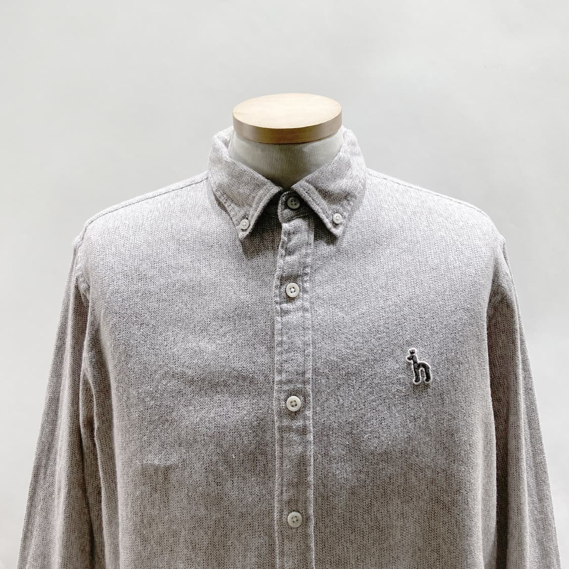 헤지스 브라운 버튼다운 면 긴팔캐주얼셔츠 L 상품이미지2