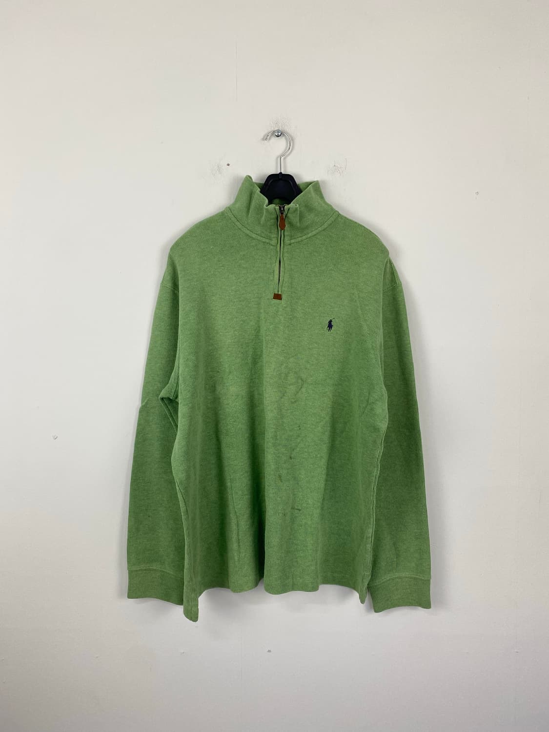 폴로 랄프로렌 그린 하프집업 니트 스웨터 L 상품이미지1