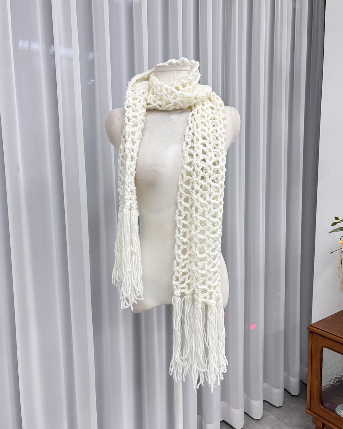 sapporo ivory net muffler 상품이미지1