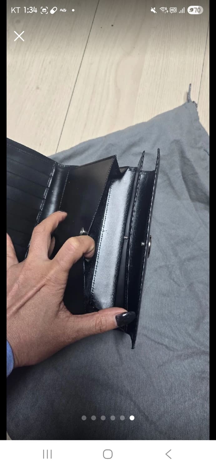 까르띠에 팬더 블렉 레더장지갑/이브닝팩 상품이미지5