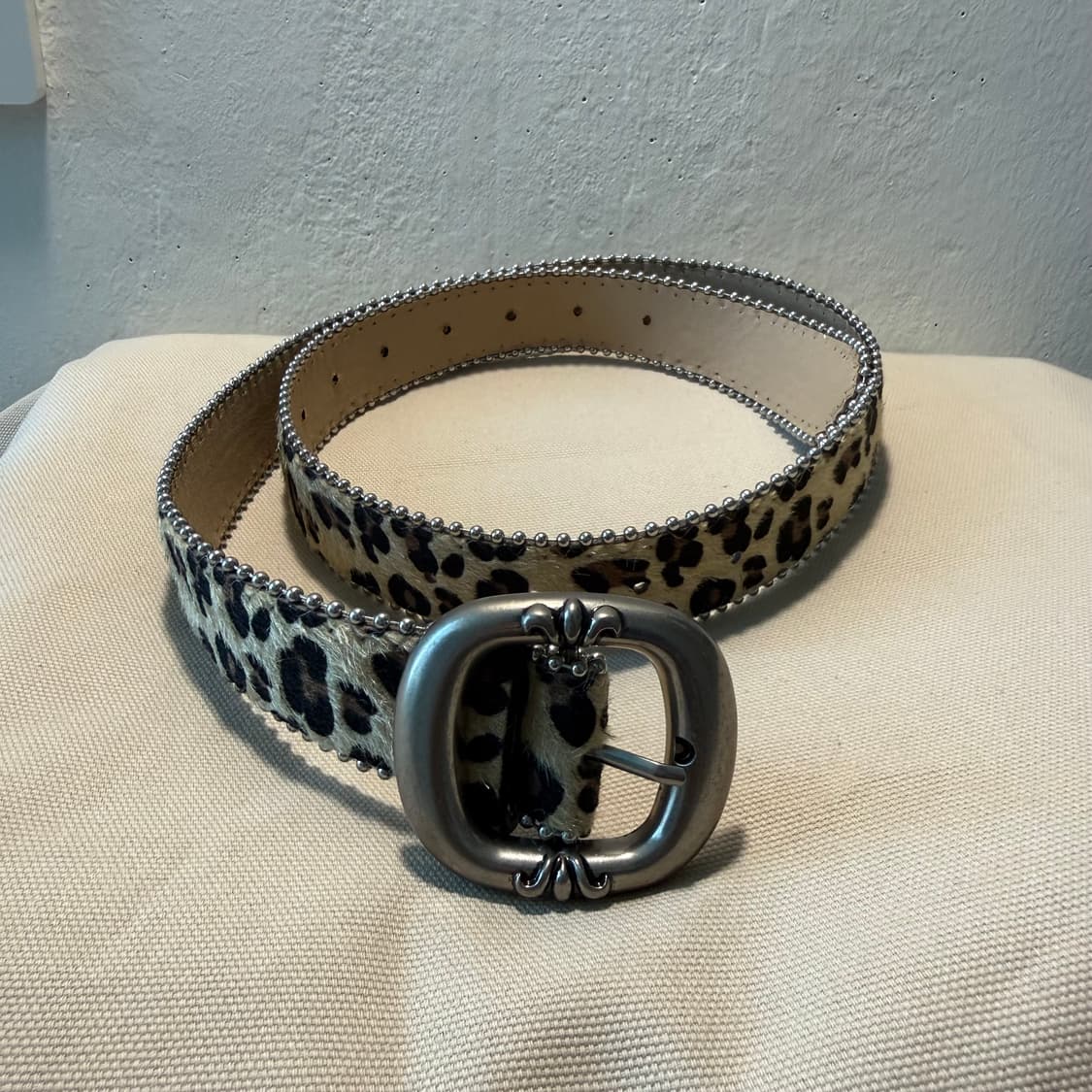 빈티지 무드 송치 레오파드 벨트  상품이미지6