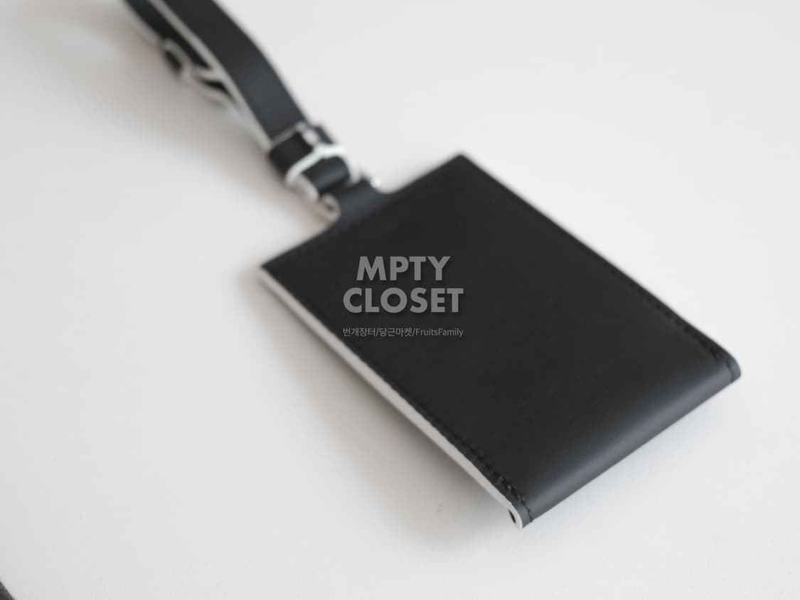 벨루티 B로고 레더 러기지택 네임택 상품이미지4