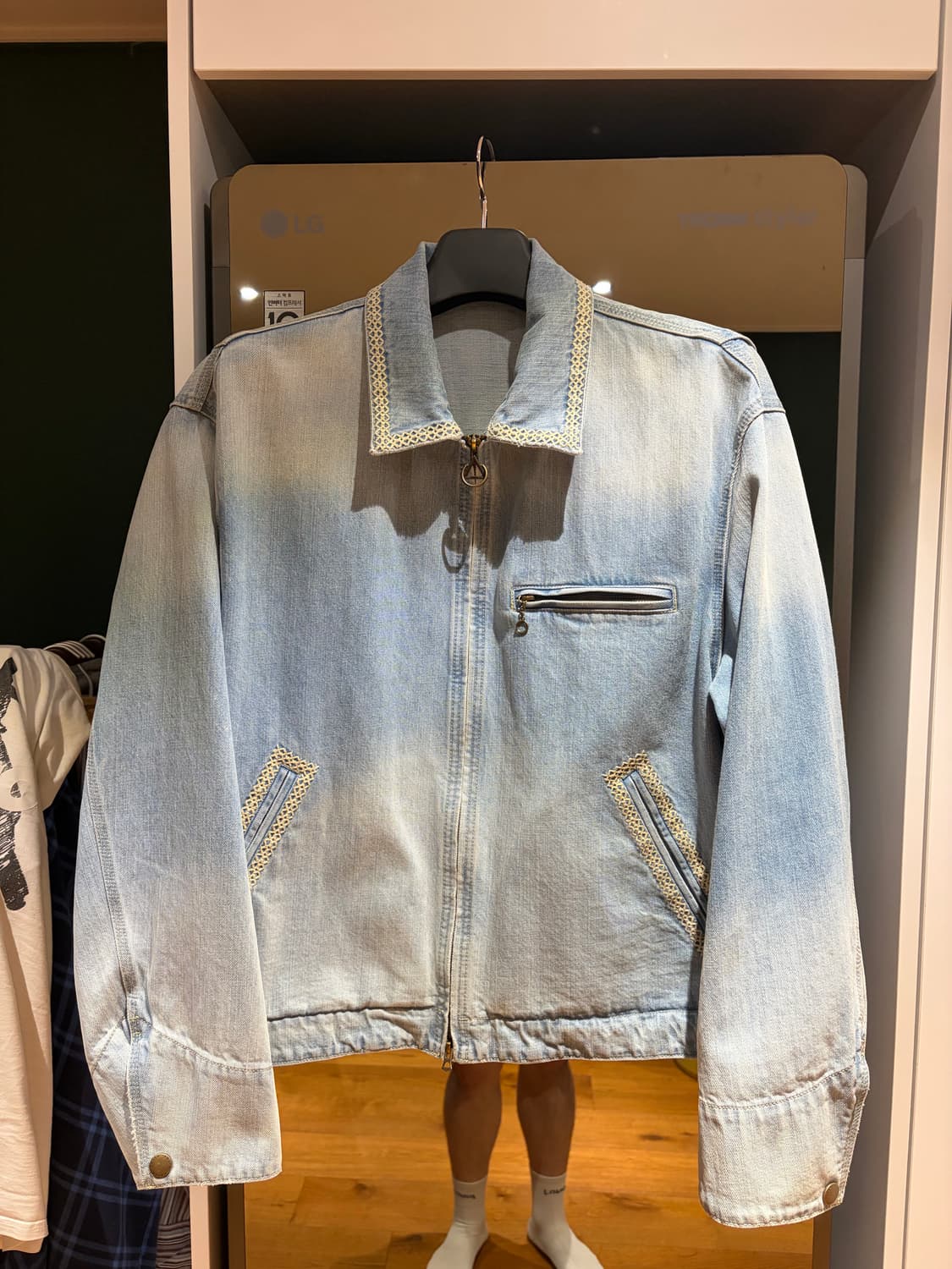 솔리드옴므 아즈텍 데님 블루종 상품이미지2