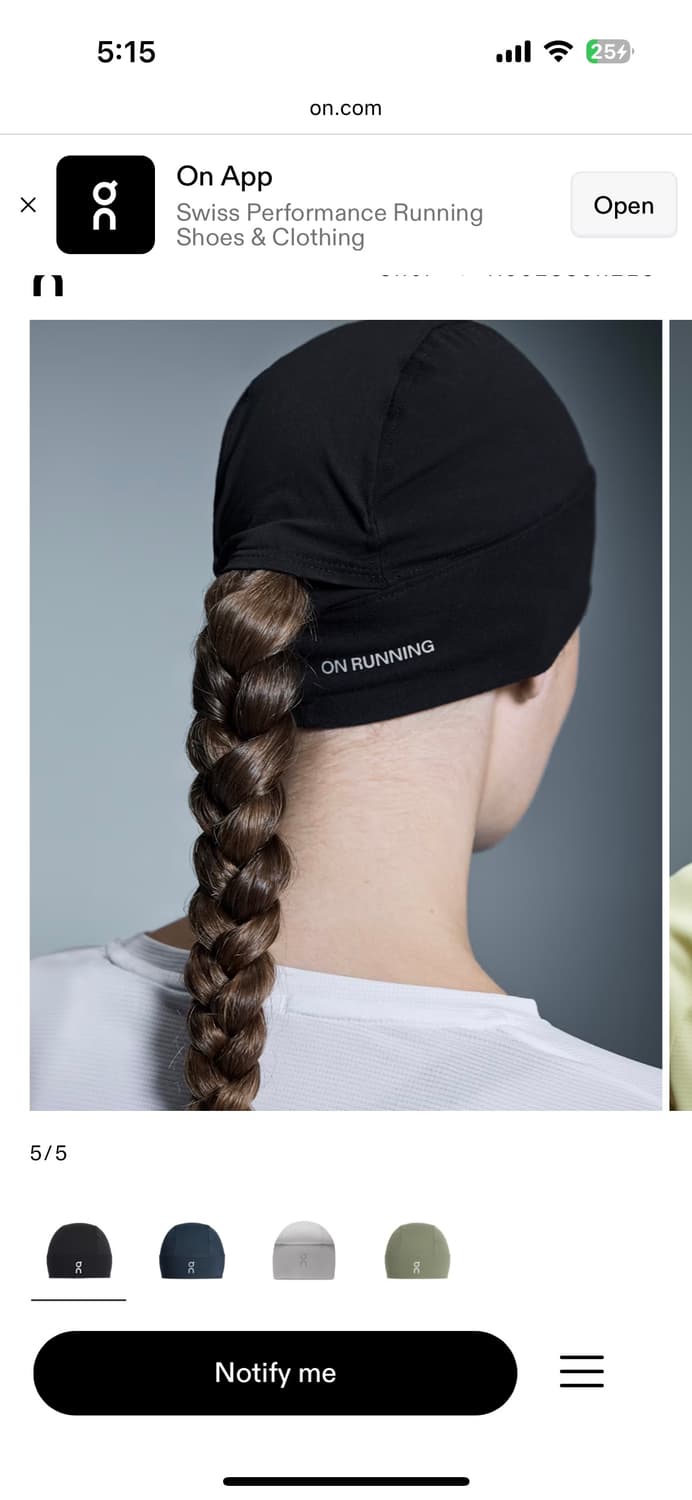 온러닝 코어 비니  | ON Running Core Beanie  상품이미지5