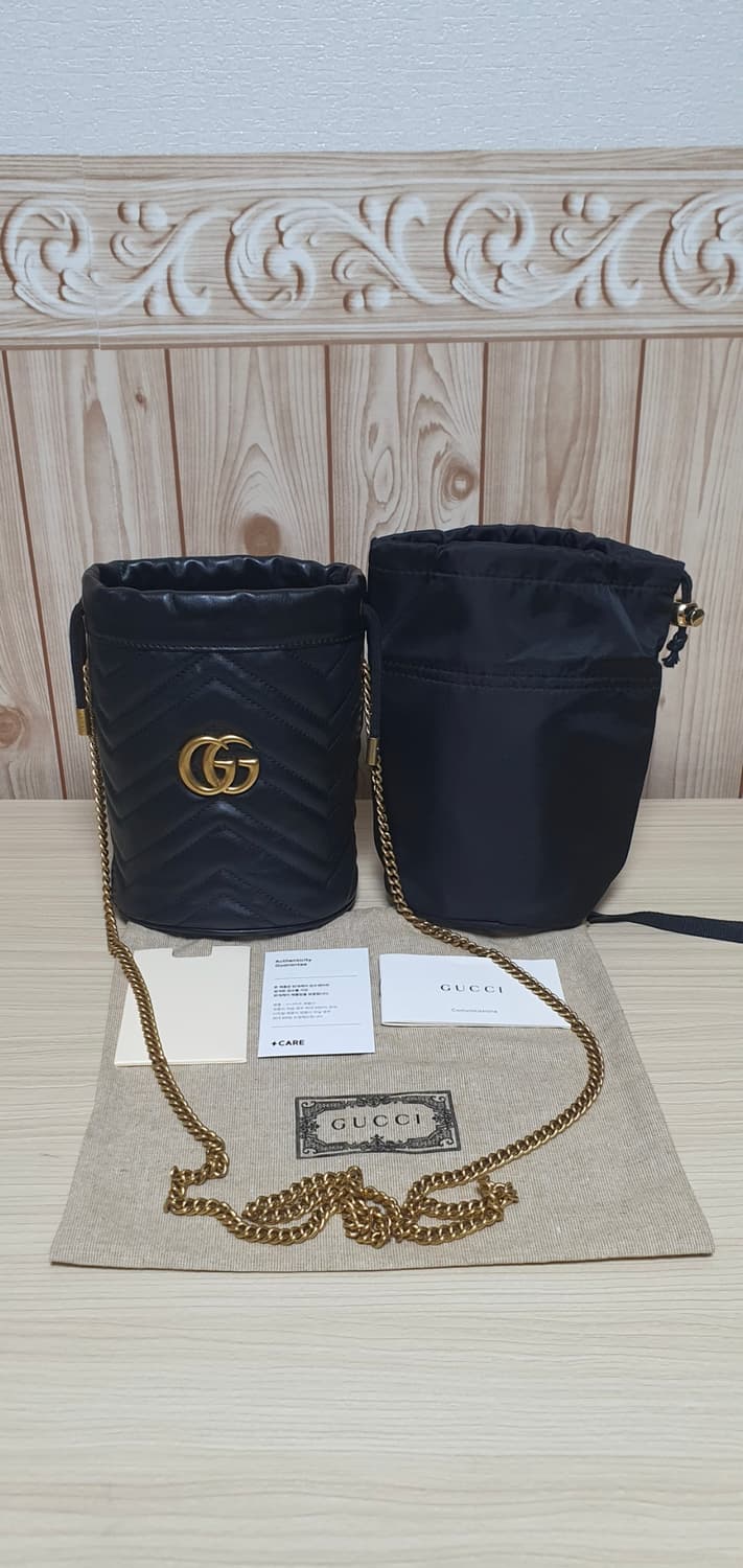 구찌 마몬트 마틀라세 버킷백/크로스백 새상품급 정품(감정서O) 상품이미지1