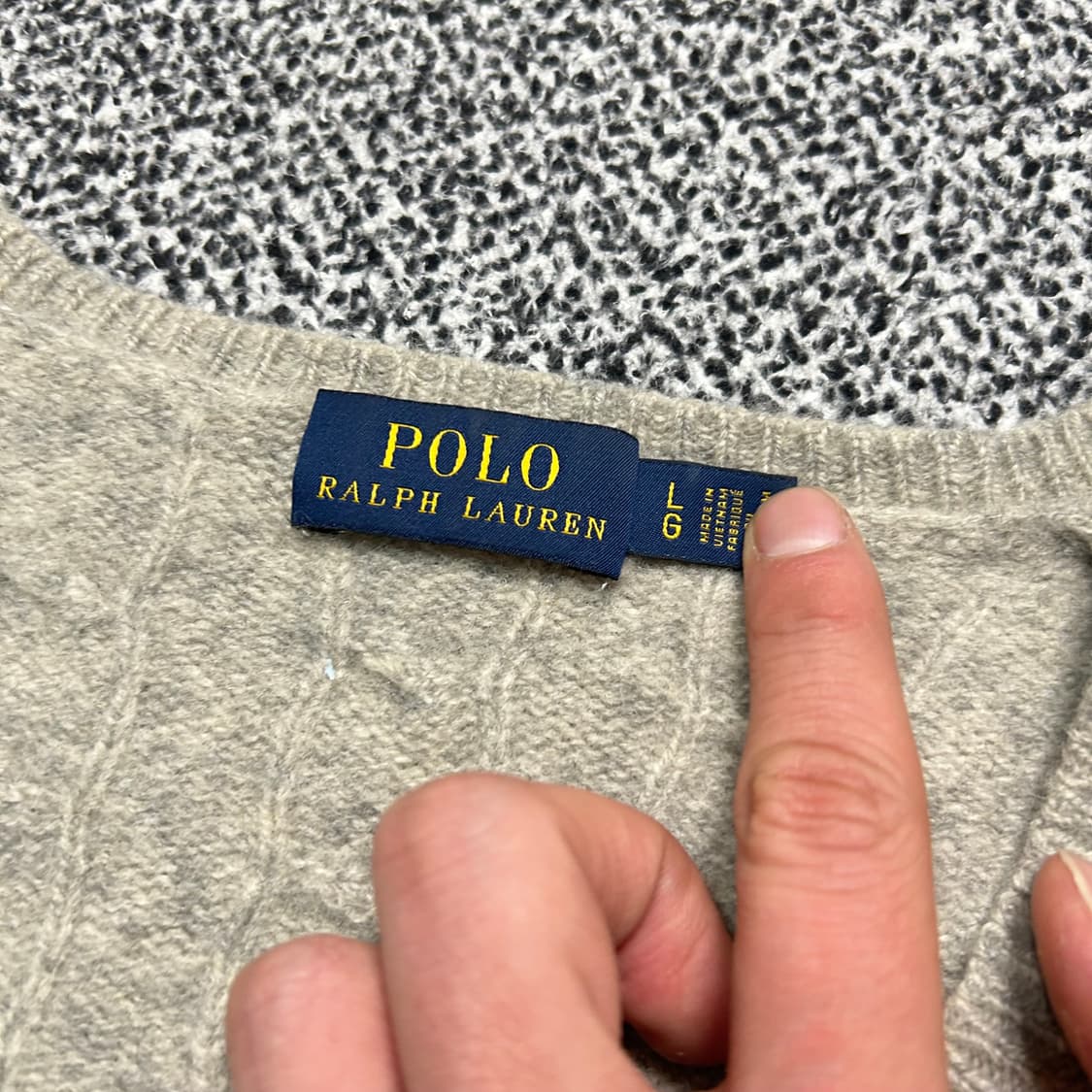 폴로 (POLO RalphLauren)여성용 그레이 울 니트 상품이미지4