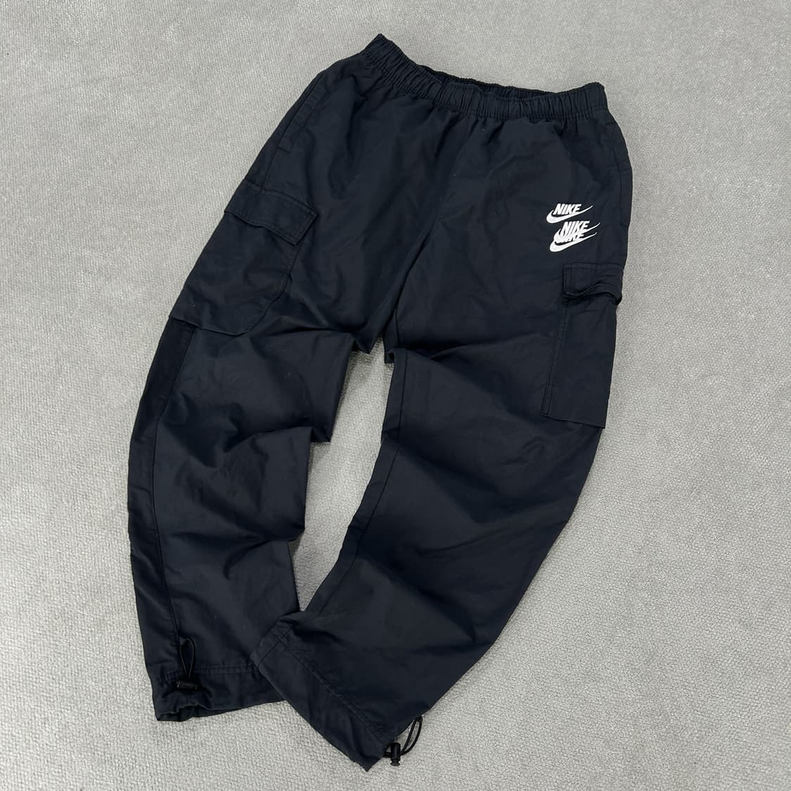 나이키 더블 스우시 카고 바지 블랙 m 상품이미지1