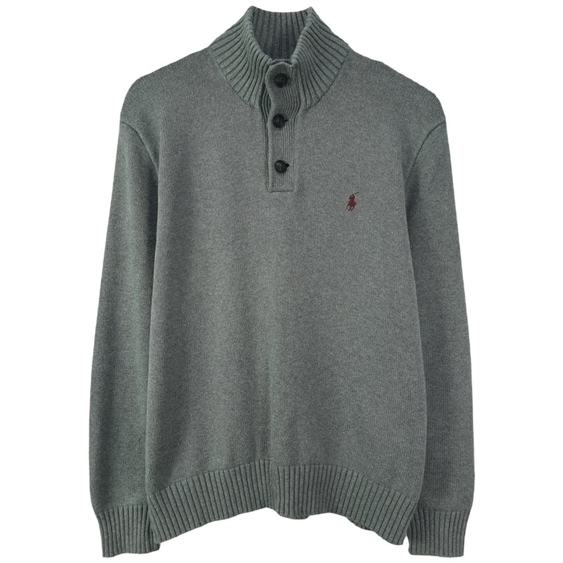 [폴로 랄프로렌] 포니 로고 자수 버튼넥 니트 M18627 상품이미지2
