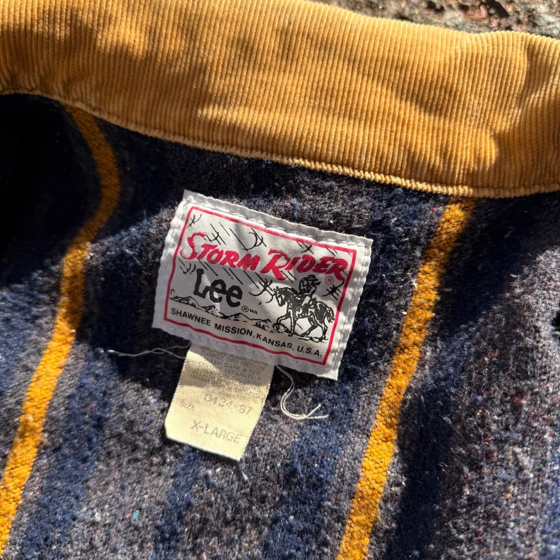 90S 리 스톰라이더 블랭킷 데님 자켓 상품이미지7