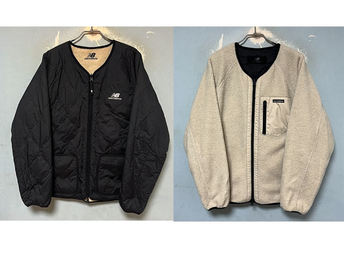 뉴발란스 양면점퍼 뽀글이 퀼팅 추동복 캐주얼 L 100  상품이미지1