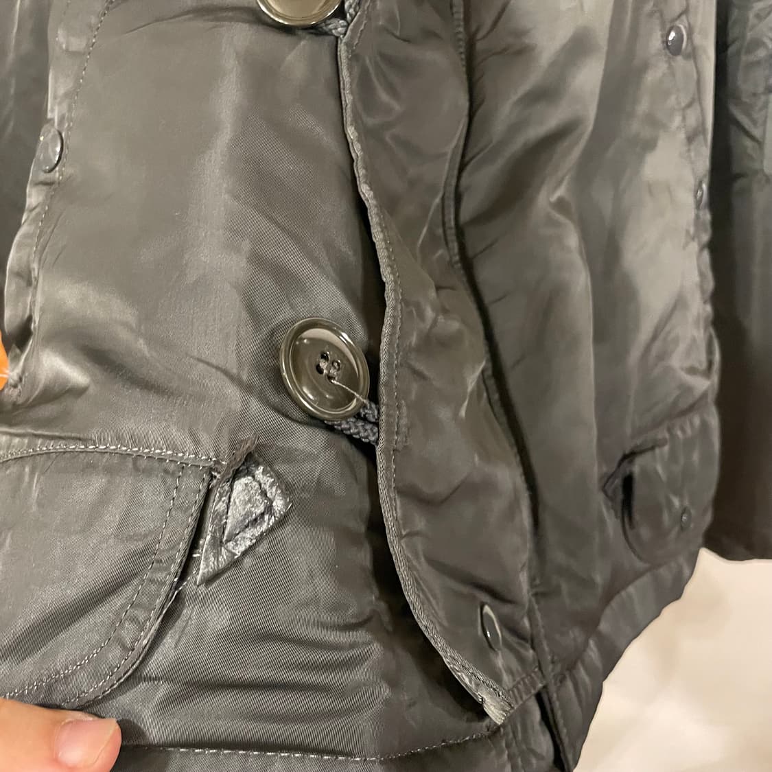 알파인더스트리 리메이크 크롭봄버 S 상품이미지4