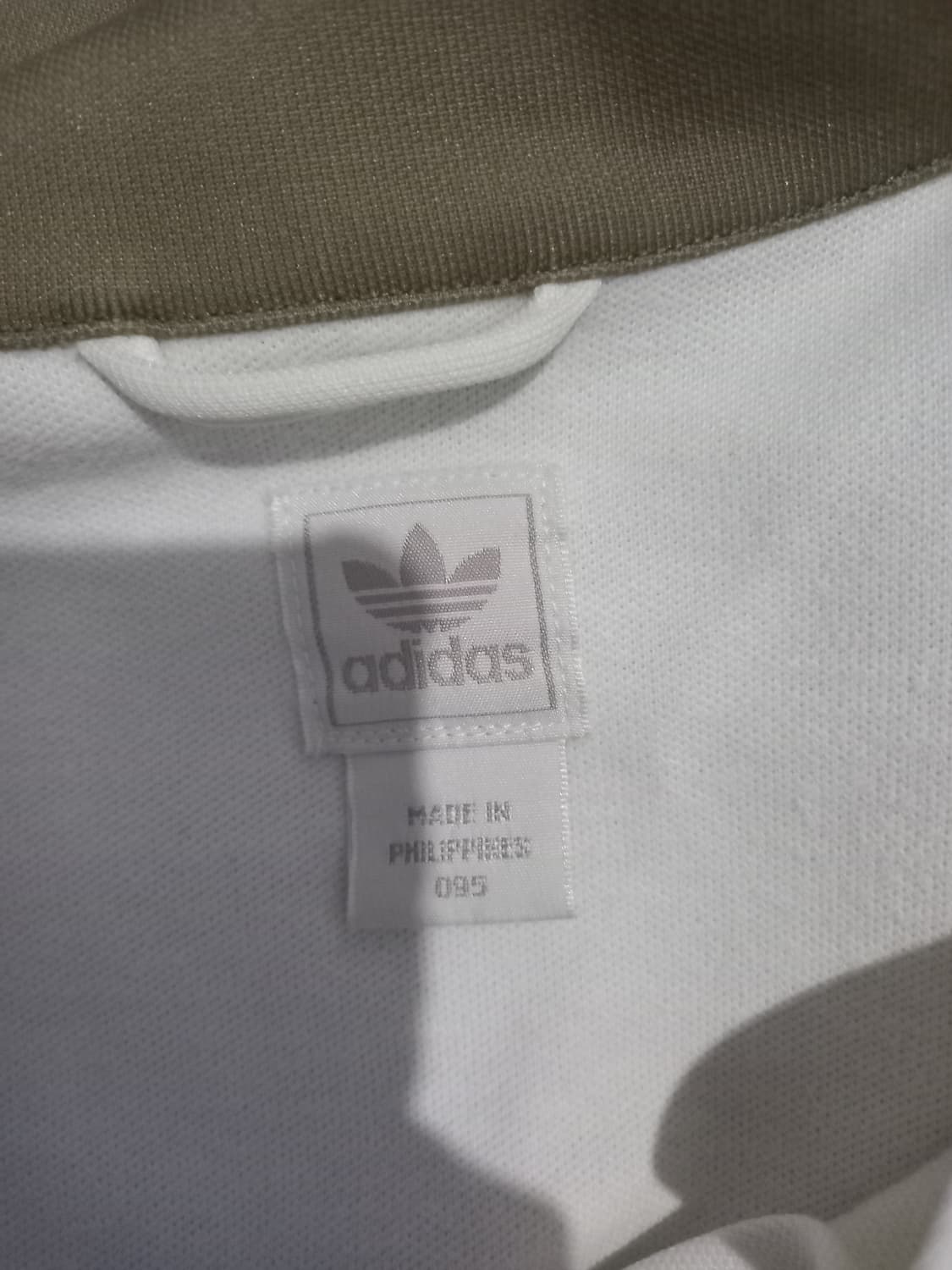 아디다스 희귀 베켄바우어 크림 카키 트랙탑 저지 져지집업 95/M 상품이미지4