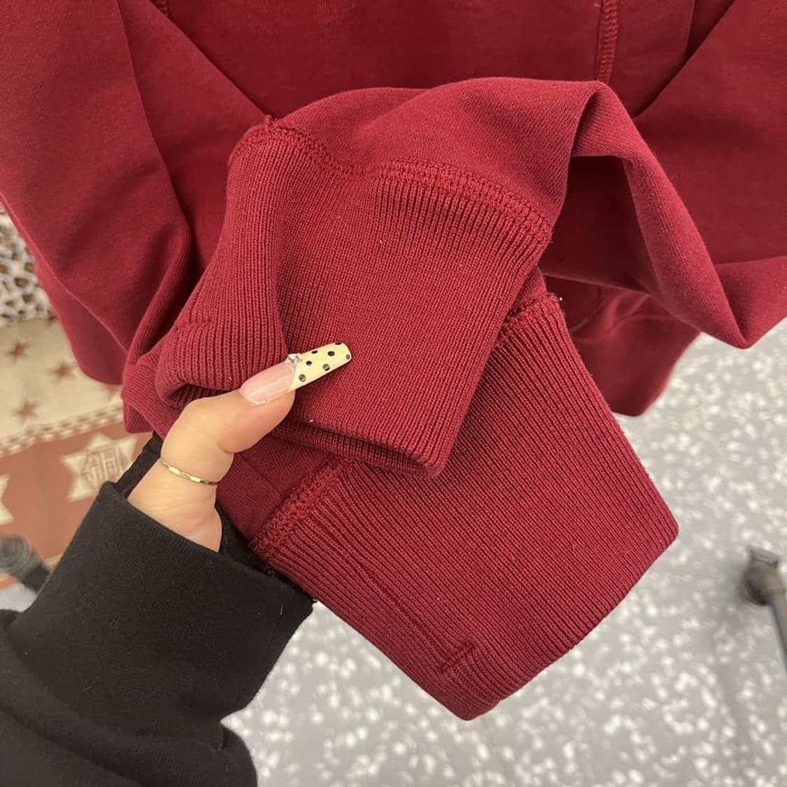 후아유 컨트리 레트로 빈티지 00's 와인 후드티 XL C09737 상품이미지7