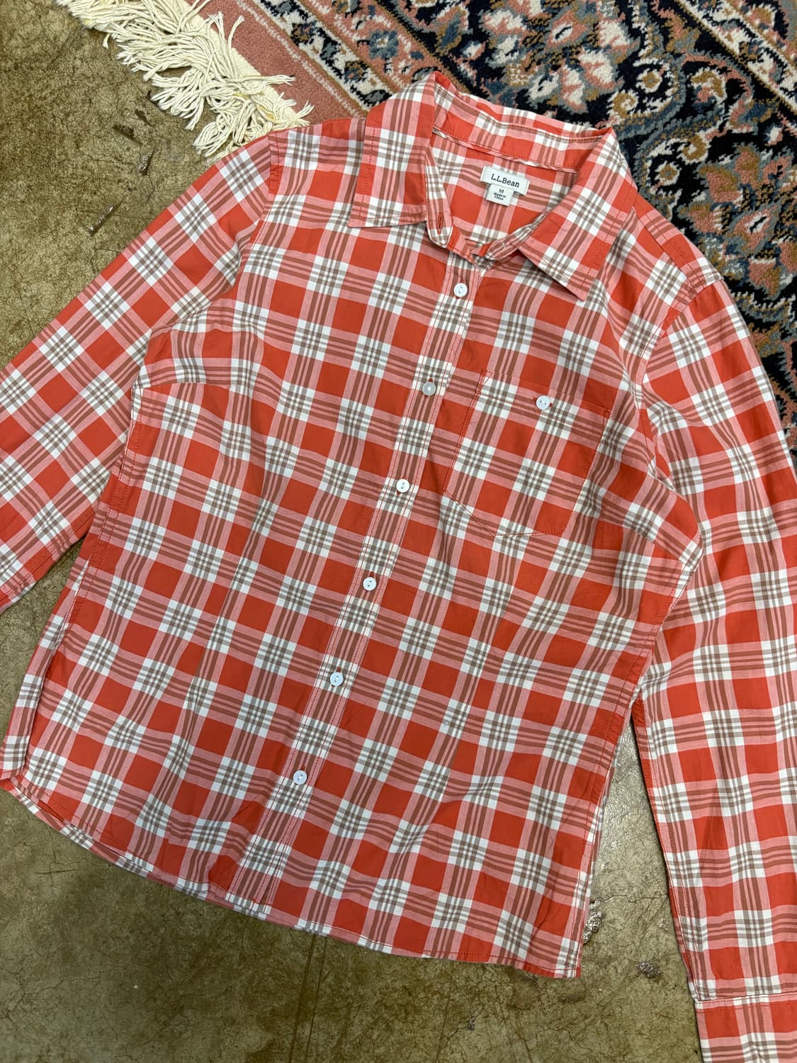 엘엘빈 Llbean 체크 셔츠 상품이미지1