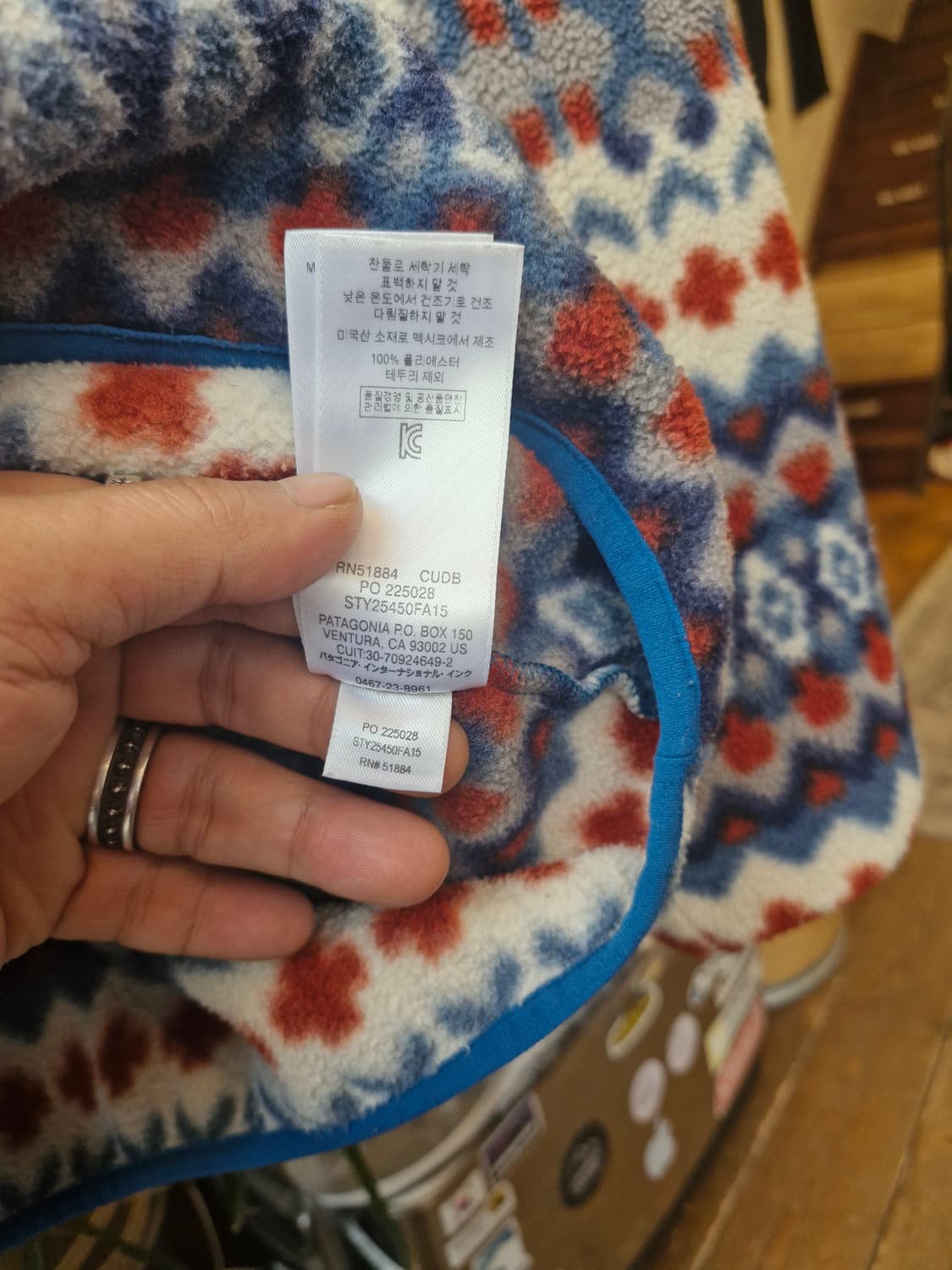 Z-279 파타고니아 신칠라 아즈텍 네이티브  상품이미지9