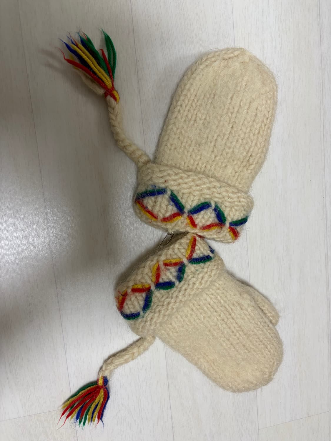 일본 손뜨개 벙어리 장갑  상품이미지2