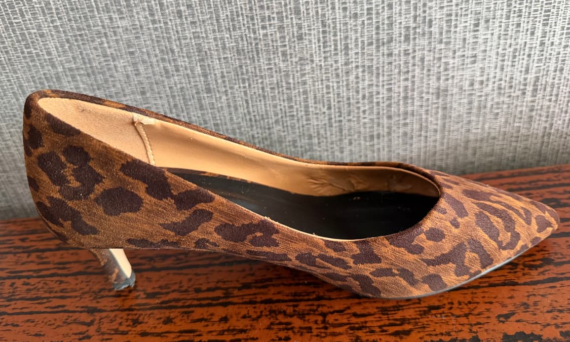 솔밀라노 브라운 레오파드 호피 펌프스 미드힐 구두 슈즈 235 상품이미지9
