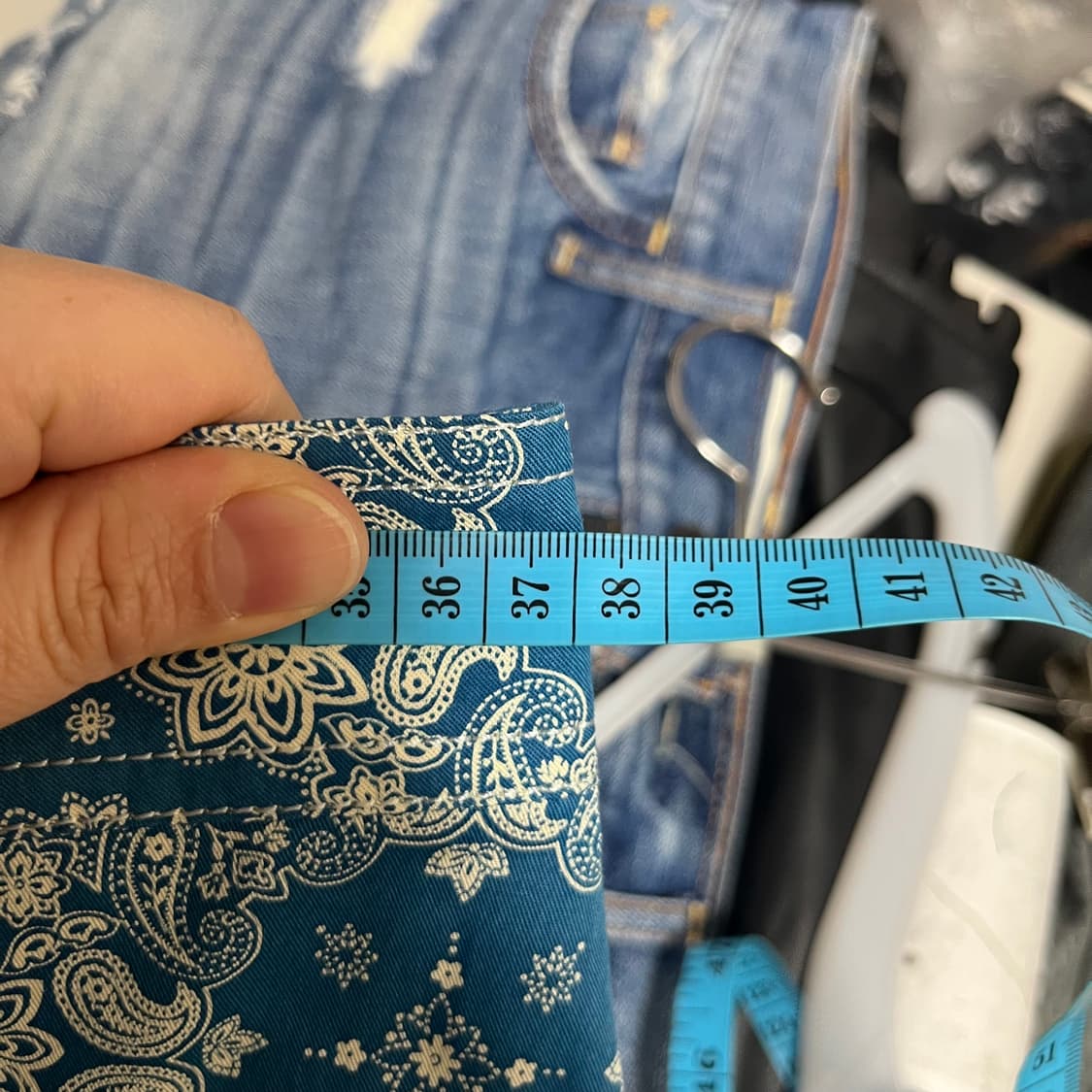 brouhaha 브루하하 페이즐리 랩 스커트 m 상품이미지4