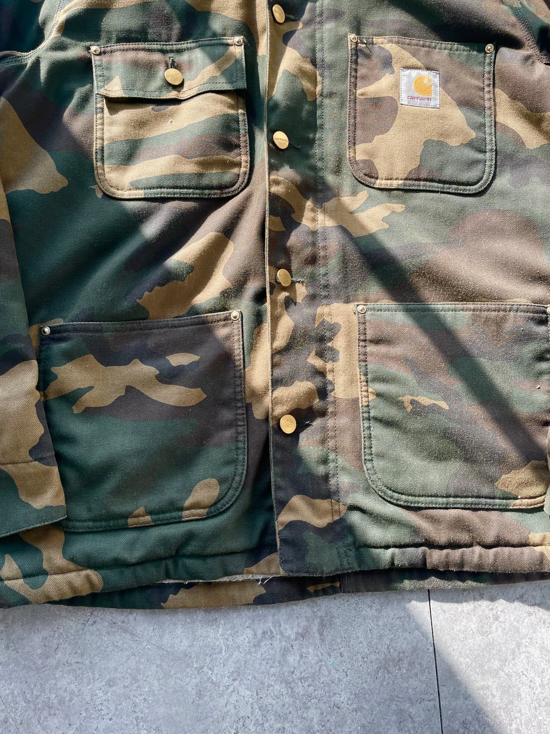 칼하트 카모플라쥬 워크자켓 상품이미지4