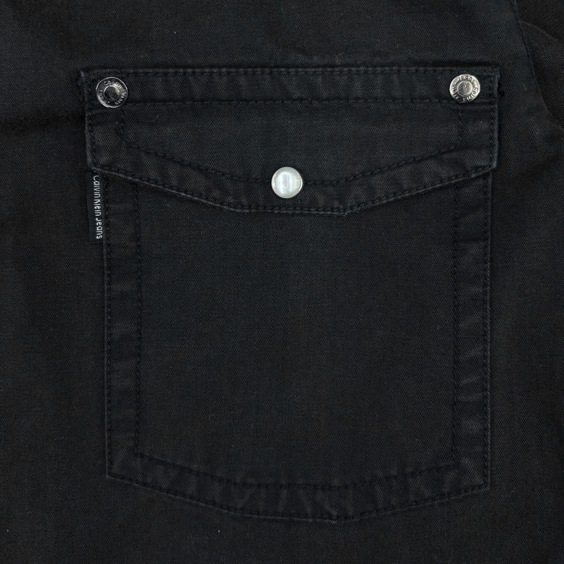 00's 캘빈클라인 HBT 풀 집 자켓 상품이미지5