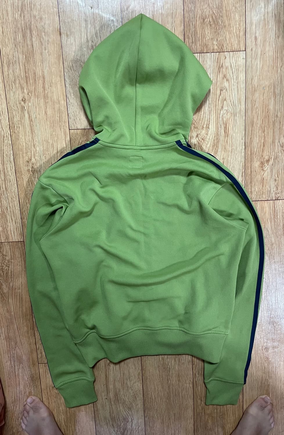 아디다스 연두 메로나 말차 그린 후드집업 져지 트랙탑 상품이미지2