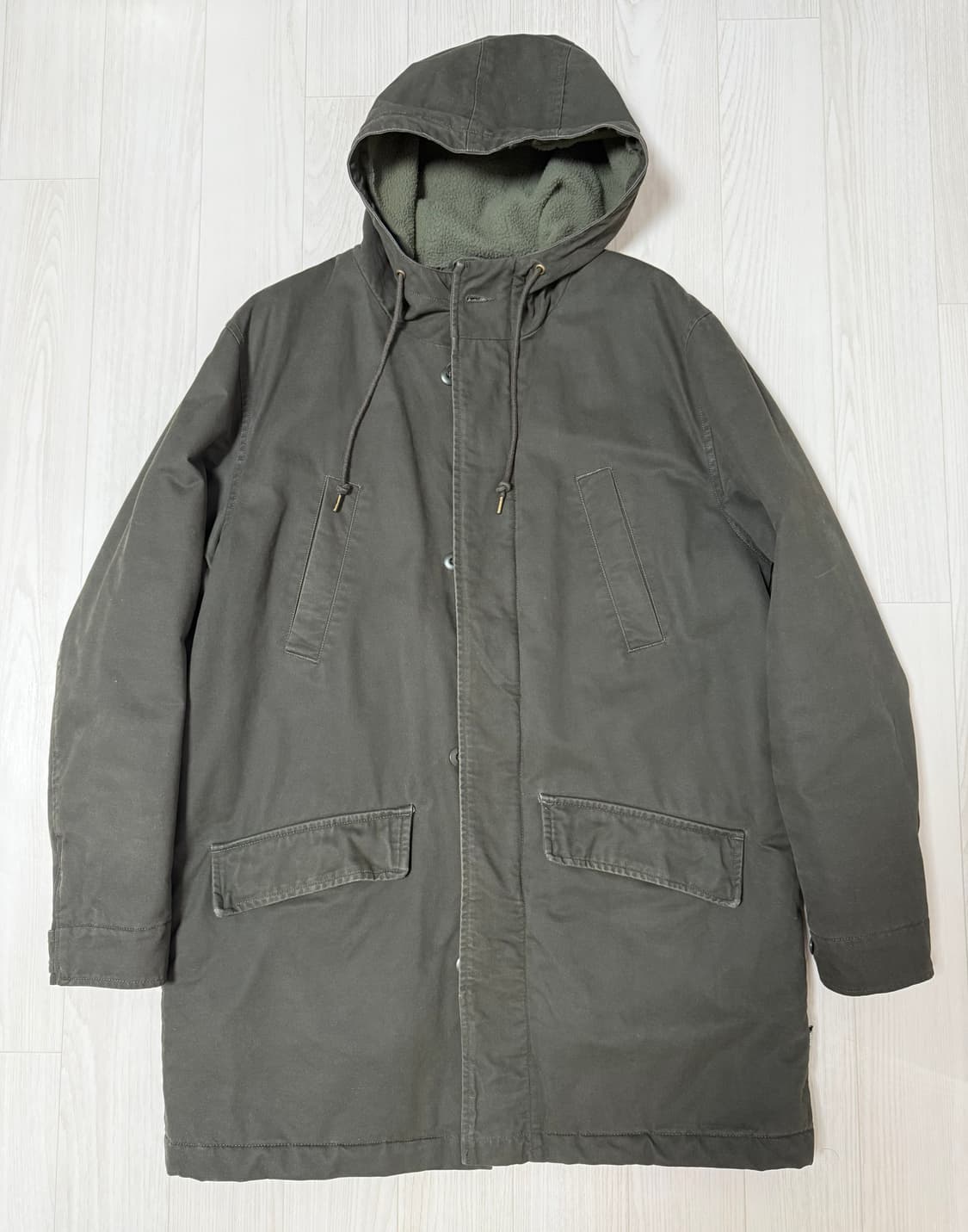 스투시 밀리터리 몰스킨 파카 L 상품이미지1