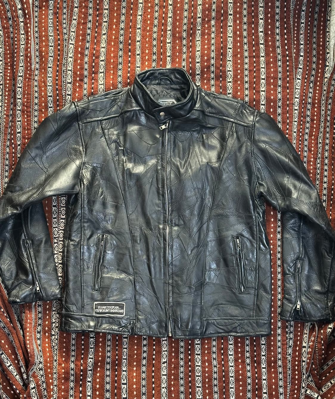 Diamond Plate 가죽 자켓 L 110 상품이미지5